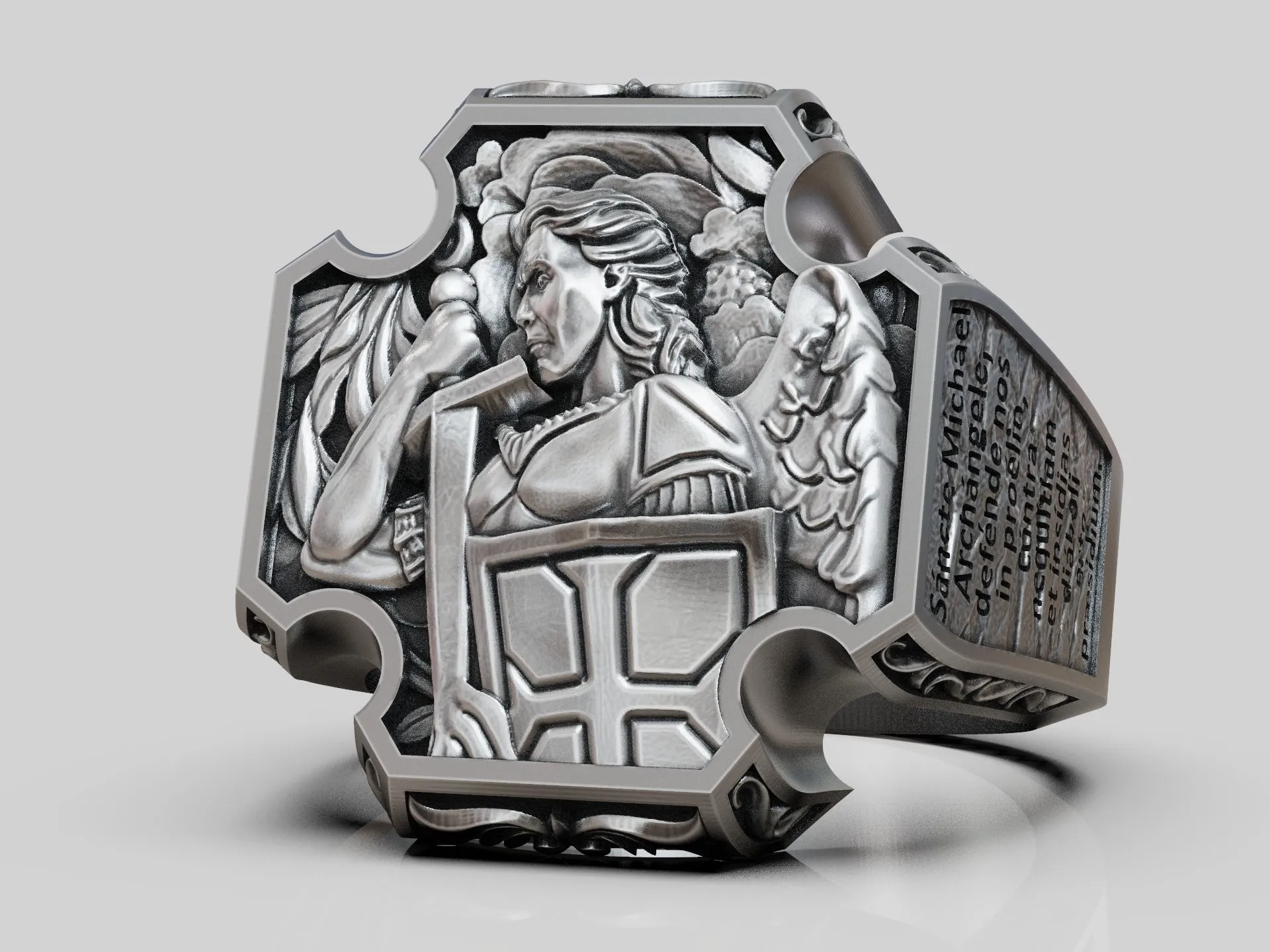 Saint Archangel Michael Prayer Ring-11