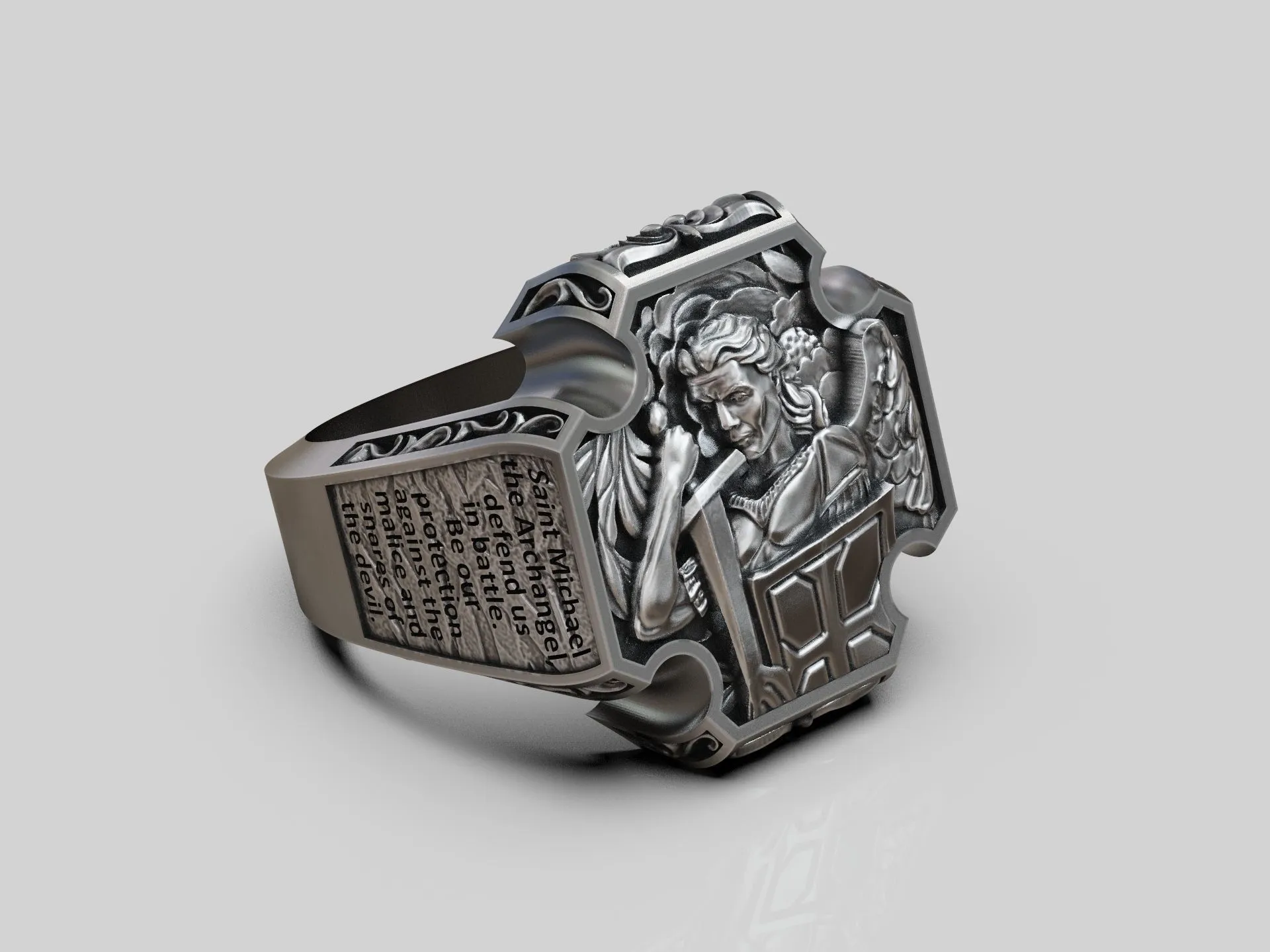 Saint Archangel Michael Prayer Ring-12