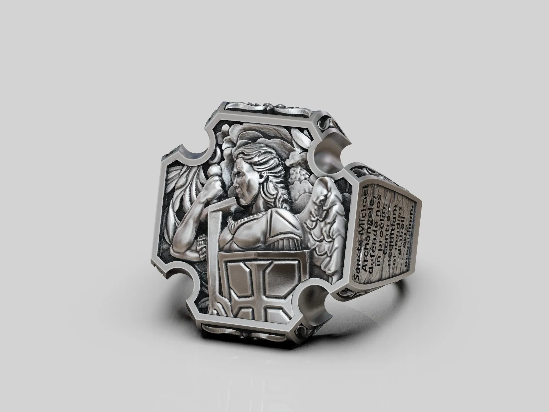 Saint Archangel Michael Prayer Ring-7 Saint Archangel Michael Prayer Ring