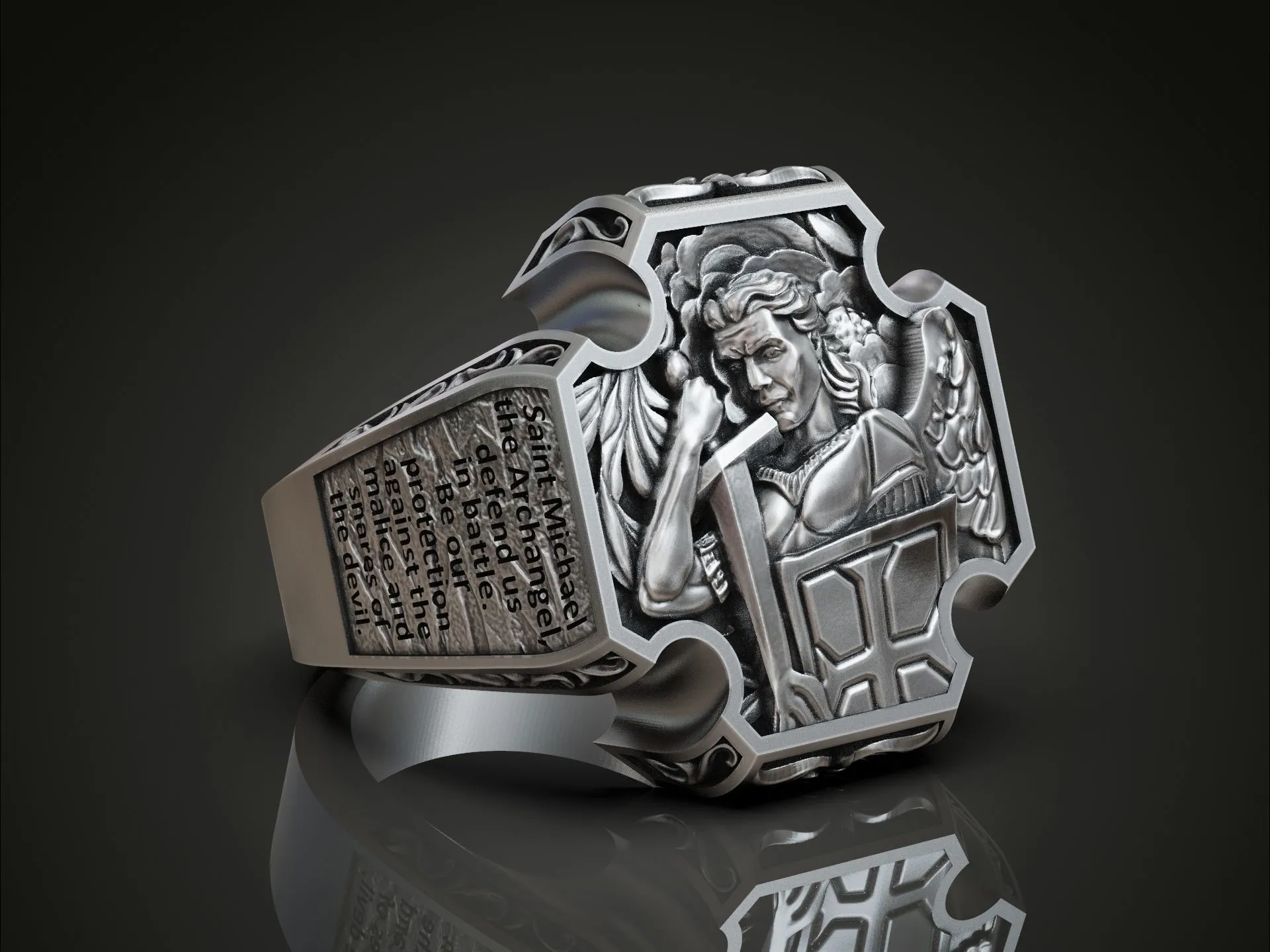 Saint Archangel Michael Prayer Ring-8