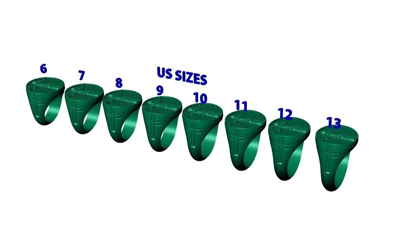 Silver signet ring featuring a detailed depiction of Cristo Redentor, symbolizing grace and protection, perfect for those who embrace a bold style.