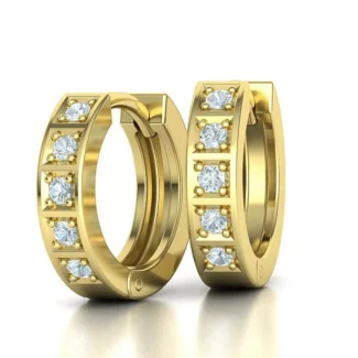 High-polished 12mm small hoop earrings, symbolizing timeless elegance and sophistication, perfect for any occasion.