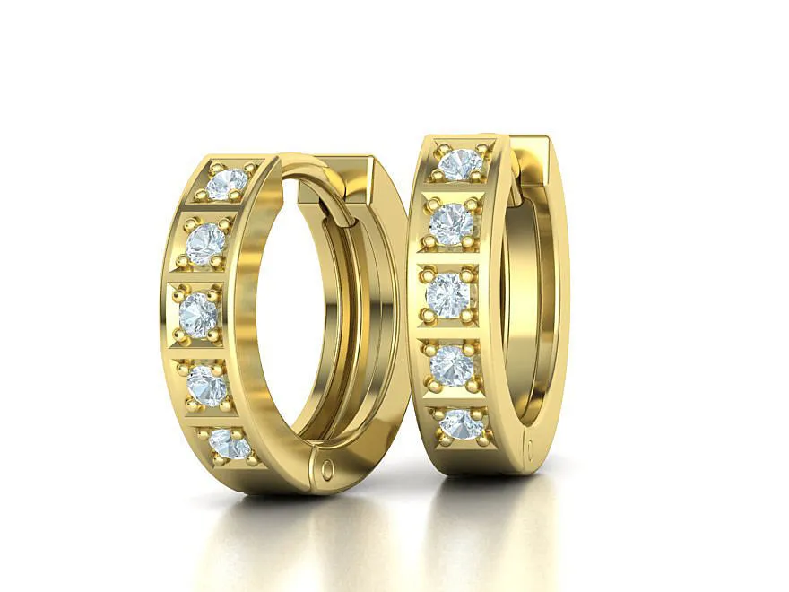 High-polished 12mm small hoop earrings, symbolizing timeless elegance and sophistication, perfect for any occasion.