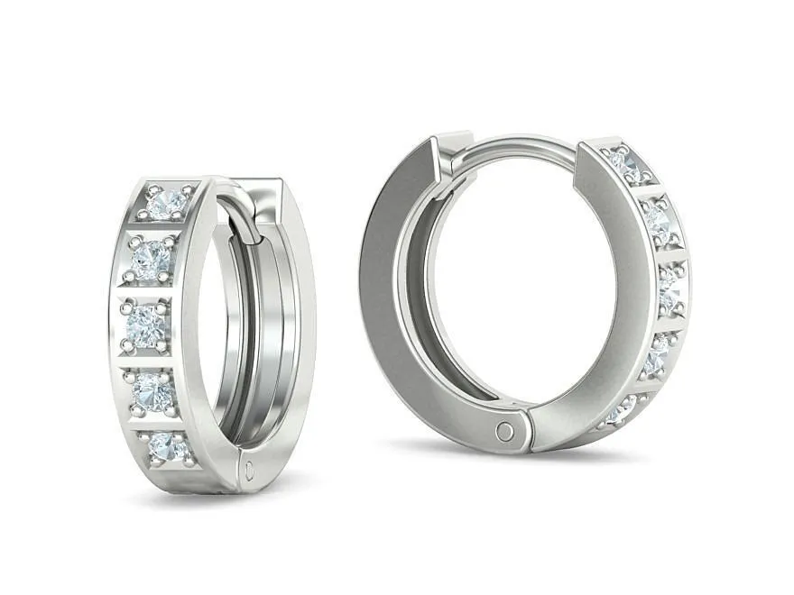 High-polished 12mm small hoop earrings, symbolizing timeless elegance and sophistication, perfect for any occasion.