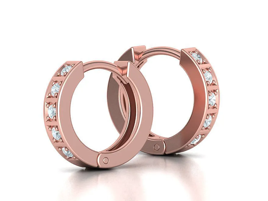 High-polished 12mm small hoop earrings, symbolizing timeless elegance and sophistication, perfect for any occasion.