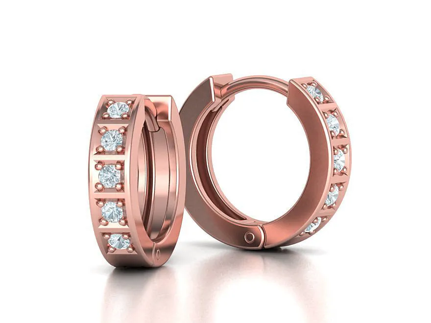 High-polished 12mm small hoop earrings, symbolizing timeless elegance and sophistication, perfect for any occasion.