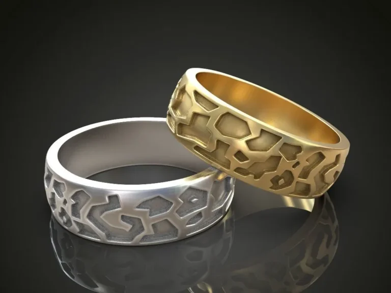 Solid color wedding bands symbolizing the purity and simplicity of love, perfect for couples who embrace a bold yet understated style.