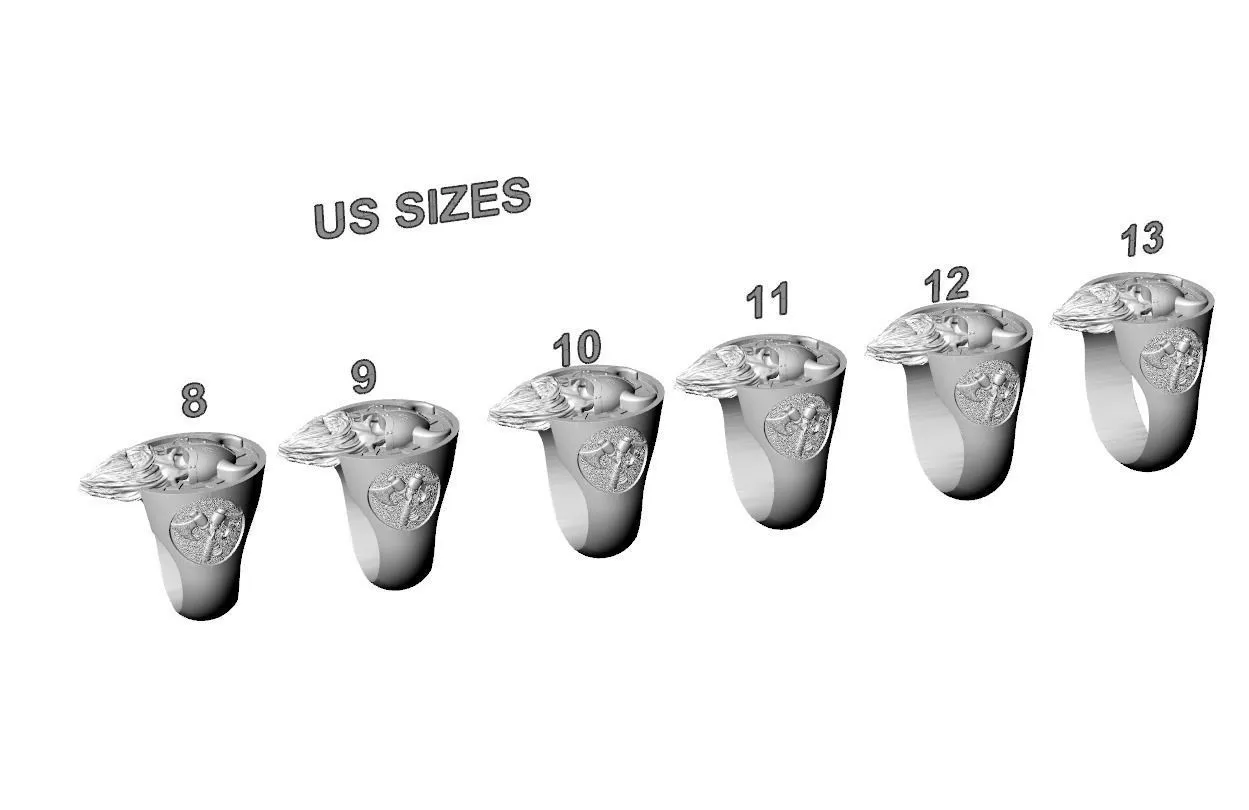 Silver ring featuring a detailed depiction of an undead Viking adorned with the Black Sun, symbolizing resilience and strength, perfect for those who embrace a bold style.