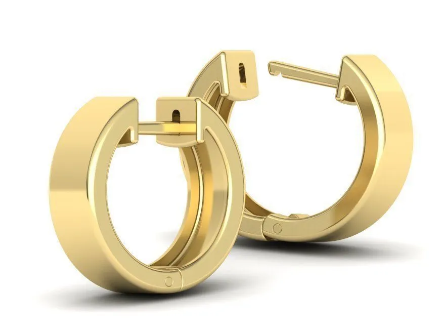 delicate-fine-hoop-earrings-15mm-5mm-wide-3d-print-model-3d-model-stl-3dm (15) High-polished 15mm x 5mm delicate hoop earrings, symbolizing subtle luxury and sophistication, perfect for any occasion.