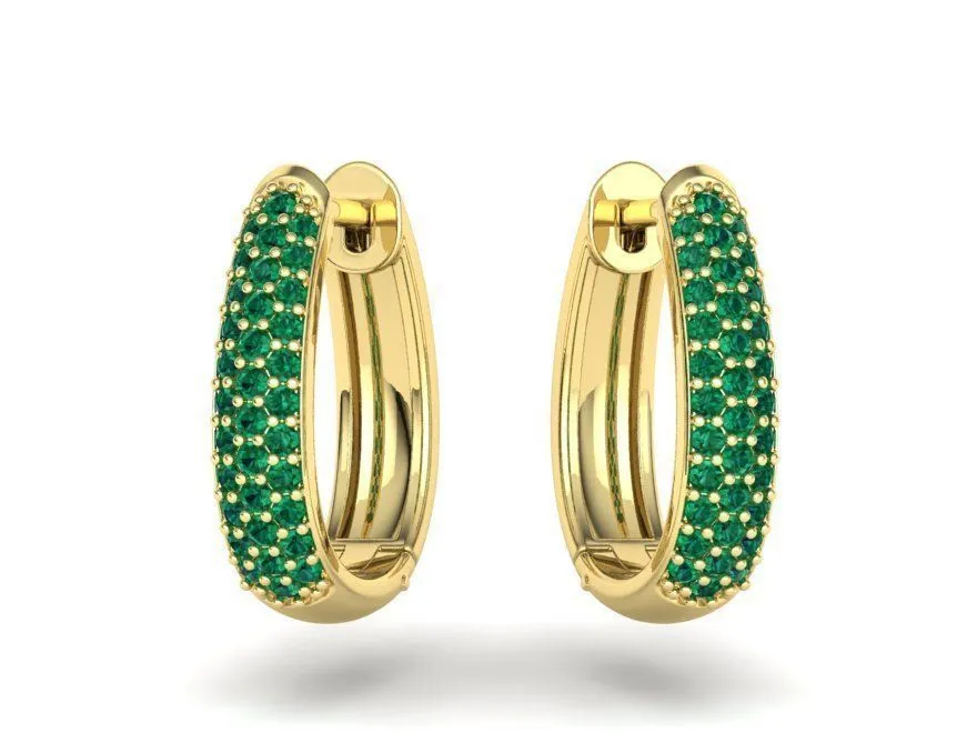 High-polished diamond hoop earrings, symbolizing luxury and sophistication, perfect for any occasion.