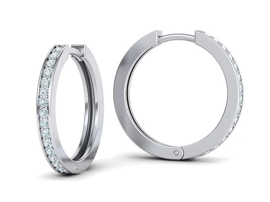 High-polished 20mm hoop earrings crafted from Silver 925, symbolizing timeless elegance and sophistication, perfect for any occasion.