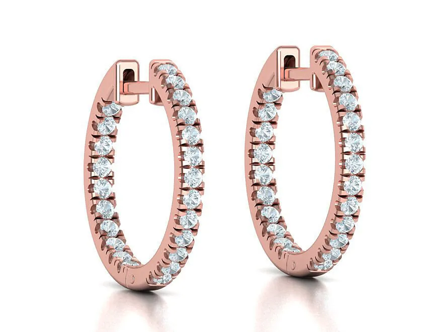 hoop-earrings-delicate-fine-diamond-earrings-18mm-size-3dmodel-3d-model-stl-3dm (9) High-polished 18mm delicate hoop earrings adorned with fine diamonds, symbolizing luxury and sophistication, perfect for any occasion.