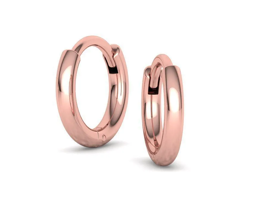 High-polished round hoop earrings for women, symbolizing timeless elegance and sophistication, perfect for any occasion.