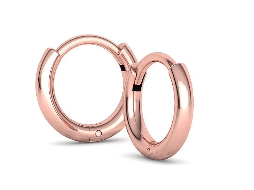 High-polished round hoop earrings for women, symbolizing timeless elegance and sophistication, perfect for any occasion.