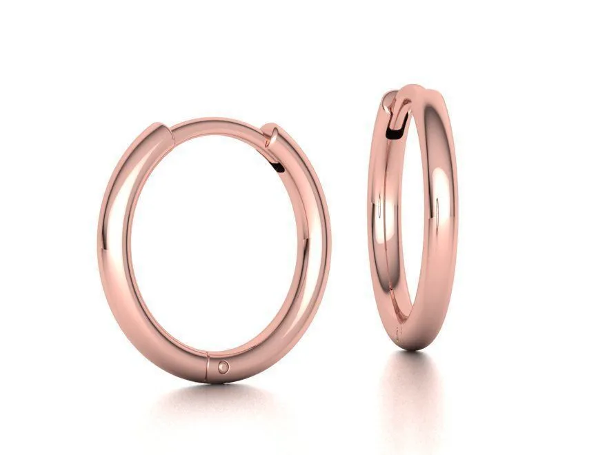 round-hoop-earrings-3dmodel-12mm-inner-diameter-3d-model-stl-3dm (18) High-polished 12mm round hoop earrings, symbolizing timeless elegance and sophistication, perfect for any occasion.