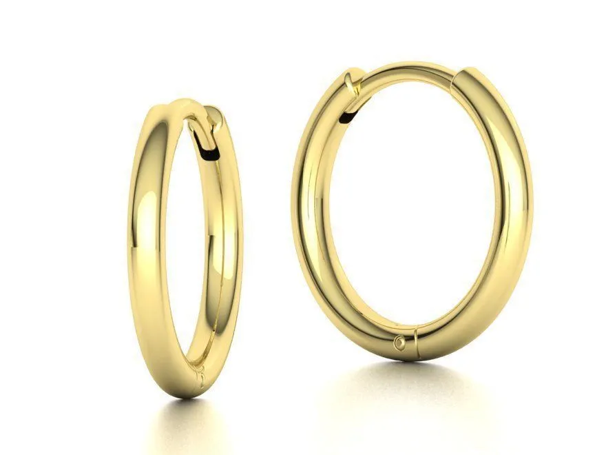 small-hoop-earrings-french-pave-setting-12mm-inner-size-3dmodel-3d-model-stl-3dm (12) High-polished 12mm hoop earrings adorned with pavé diamonds, symbolizing luxury and sophistication, perfect for any occasion.