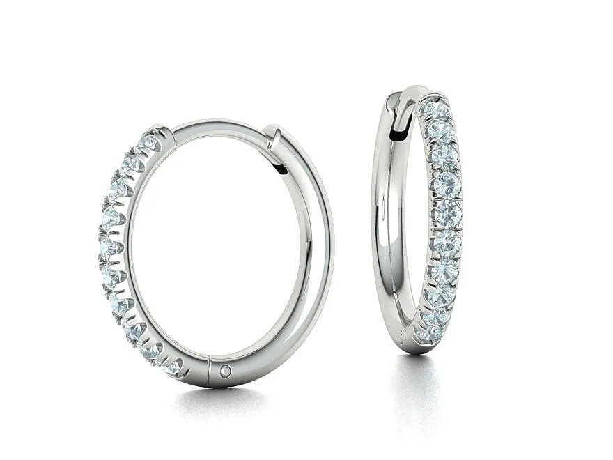 small-hoop-earrings-french-pave-setting-12mm-inner-size-3dmodel-3d-model-stl-3dm (27) High-polished 12mm hoop earrings adorned with pavé diamonds, symbolizing luxury and sophistication, perfect for any occasion.