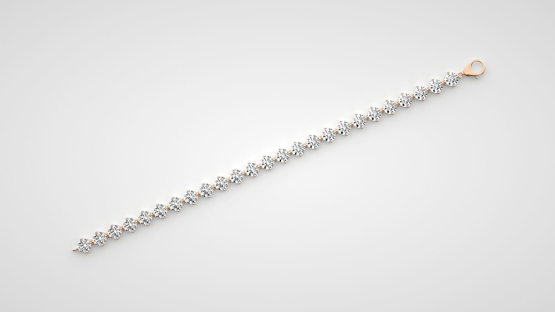HFS-B007 (9) Radiant Geometric Silver Bracelet featuring dazzling geometric stones and a sleek silver design.