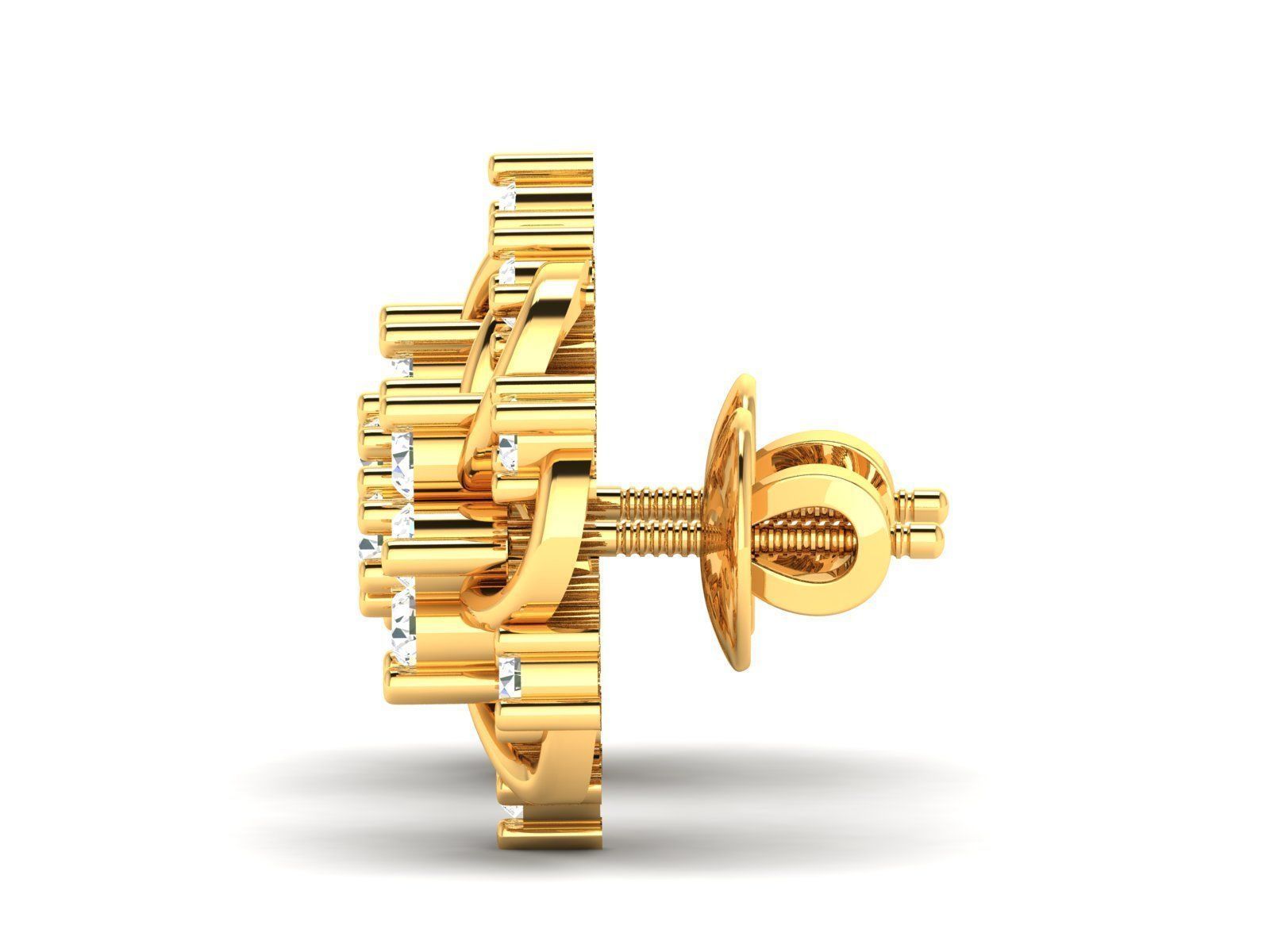 Dainty Floral Curl Earrings with elegant floral design, perfect for adding a touch of sophistication to any outfit.