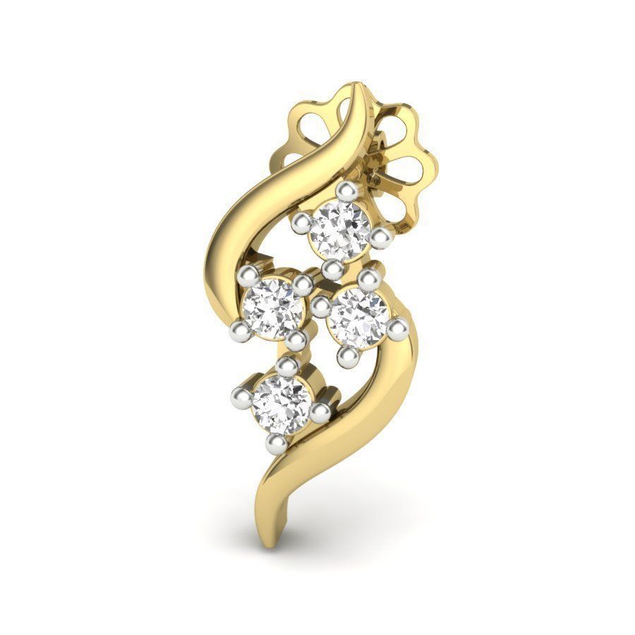 Exquisite Floral Silver Earrings with intricate floral design and high-quality craftsmanship.