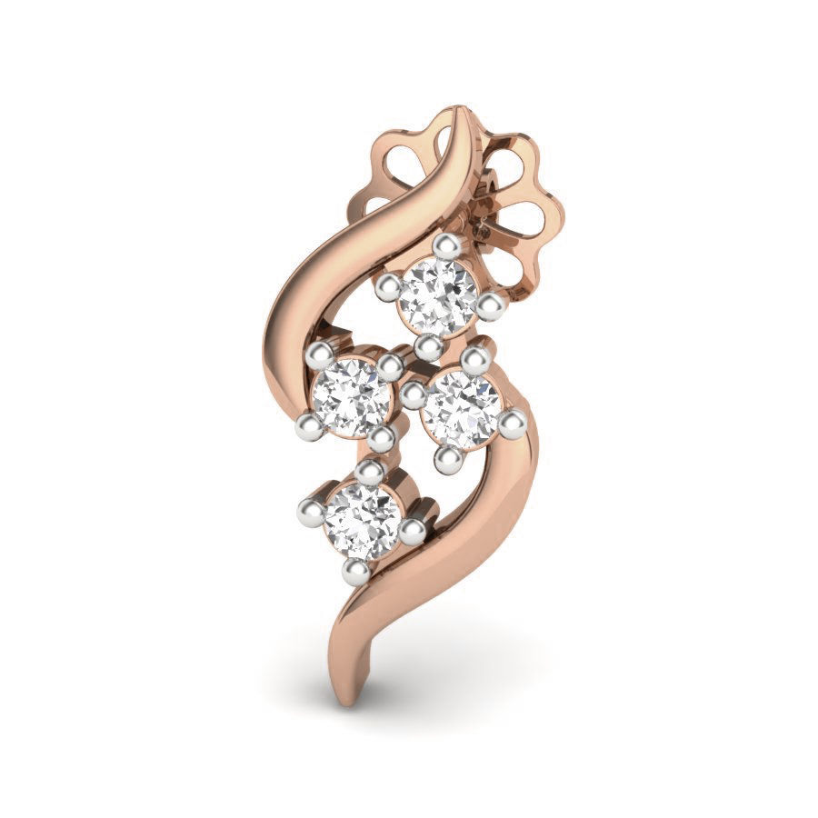 Exquisite Floral Silver Earrings with intricate floral design and high-quality craftsmanship.