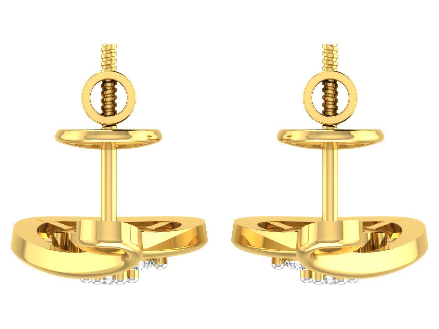 Sparkling Teardrop Stud Earrings with an elegant teardrop shape and dazzling accents.