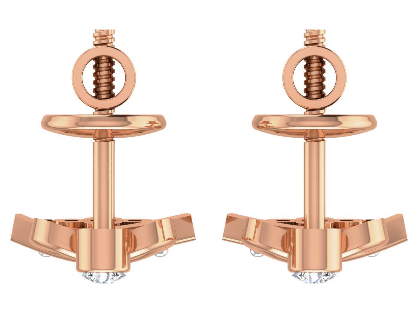 Sparkling Teardrop Stud Earrings with an elegant teardrop shape and dazzling accents.