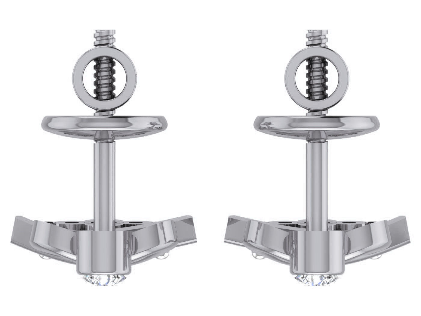 Sparkling Teardrop Stud Earrings with an elegant teardrop shape and dazzling accents.