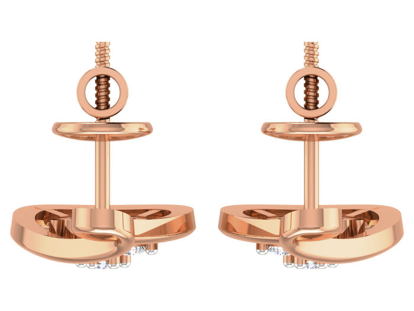 Sparkling Teardrop Stud Earrings with an elegant teardrop shape and dazzling accents.