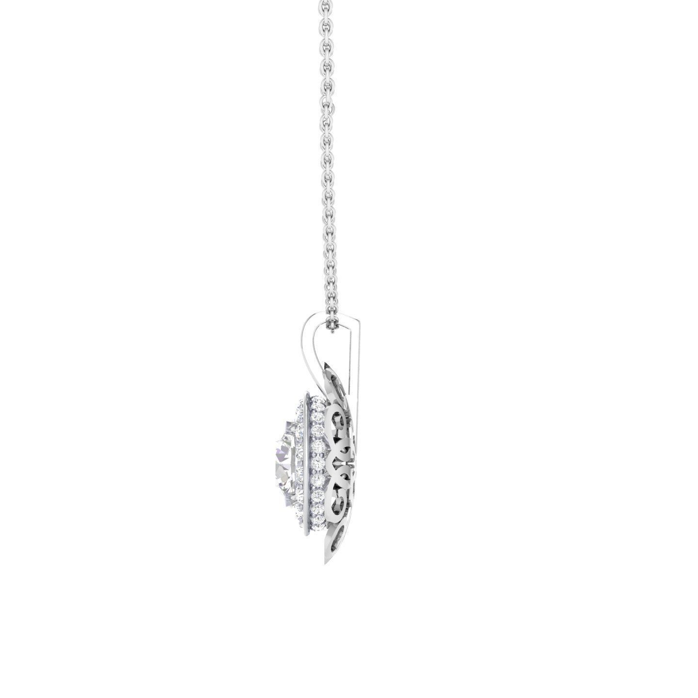 Chic Silver Sparkle Necklace featuring a sleek silver design with sparkling stones.