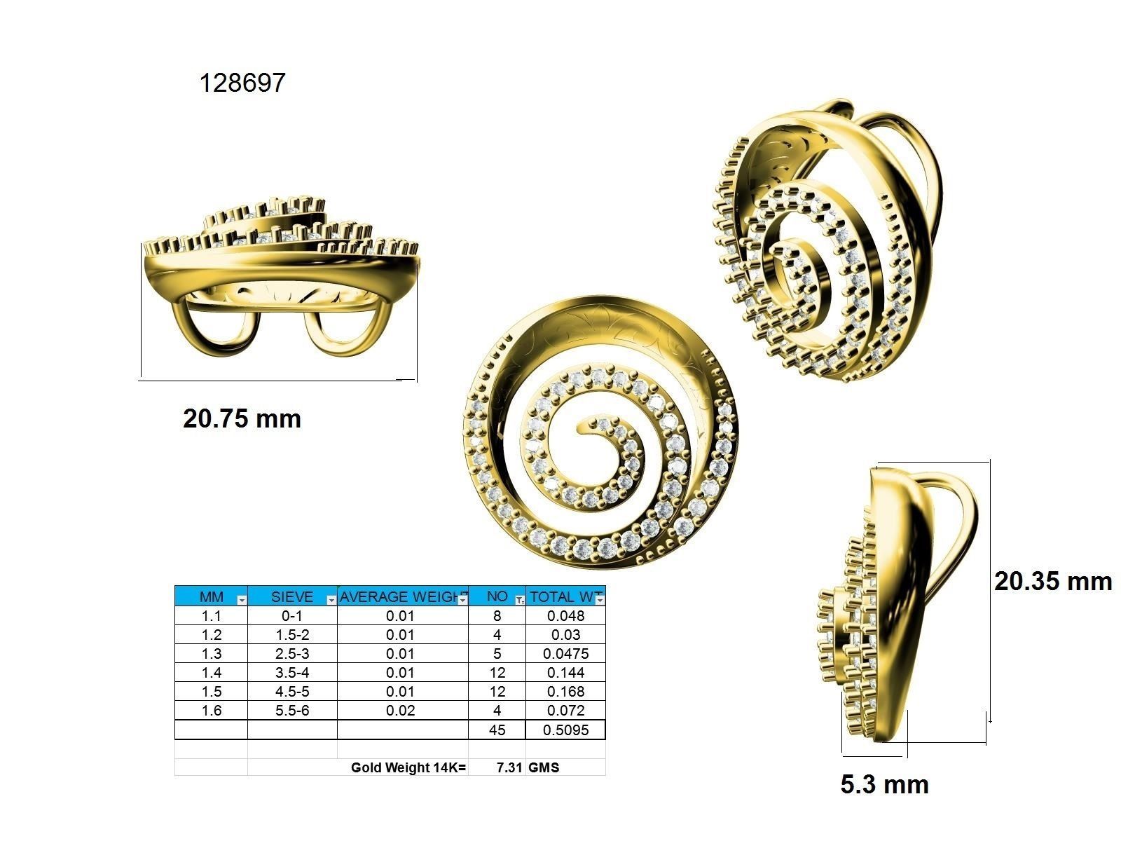 Graceful Silver Spiral Necklace featuring a sleek spiral design in high-quality silver.