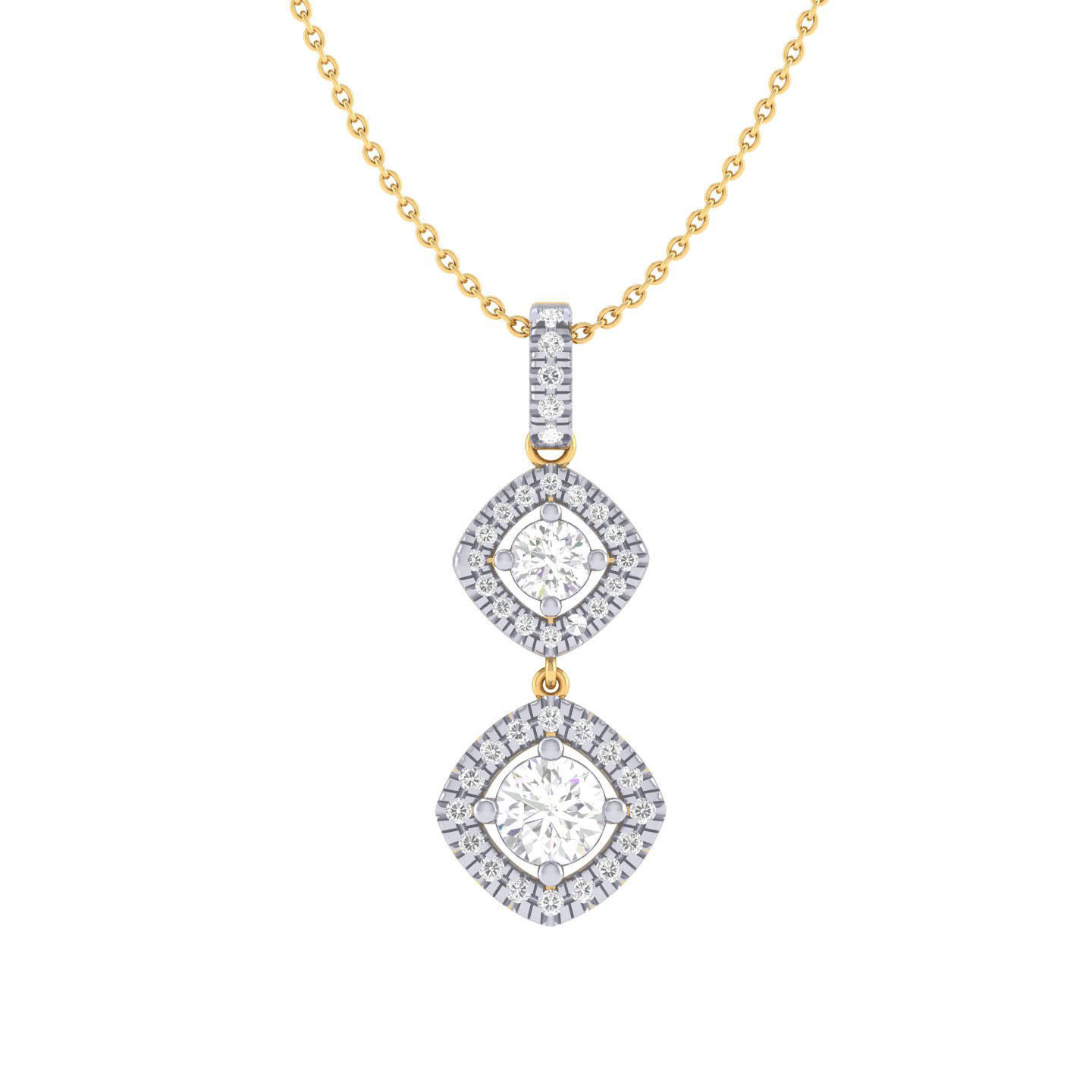 Dual Silver Gemstone Necklace featuring elegant silver design and stunning gemstones.