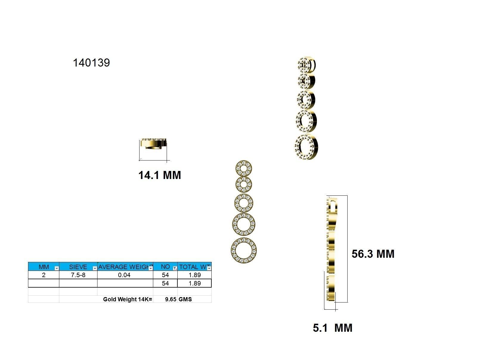 Elegant Silver Cascading Necklace with sparkling gems