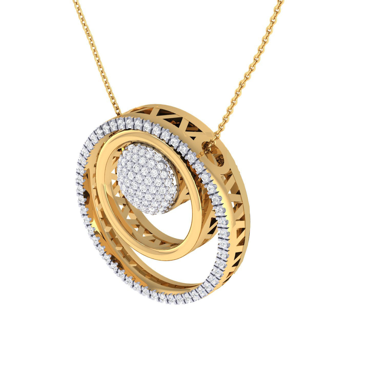 Silver Infinity Circle Necklace with a classic and elegant design