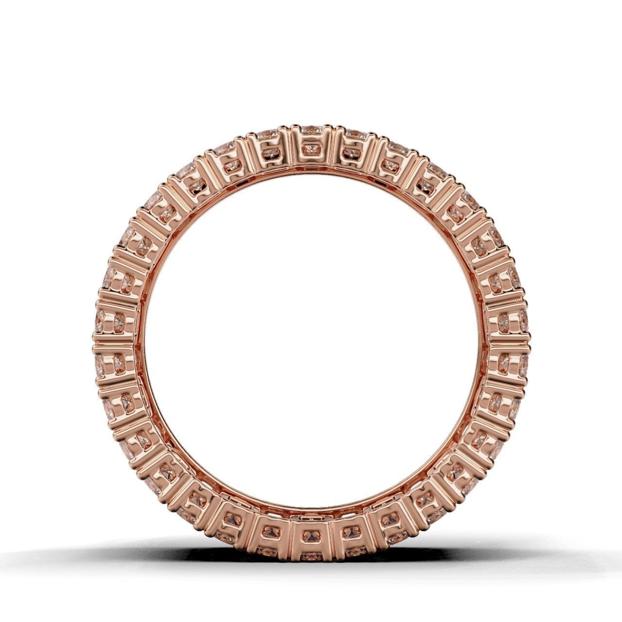 HFS-R0016 (12) Silver band with baguette design, crafted from recycled Silver 925