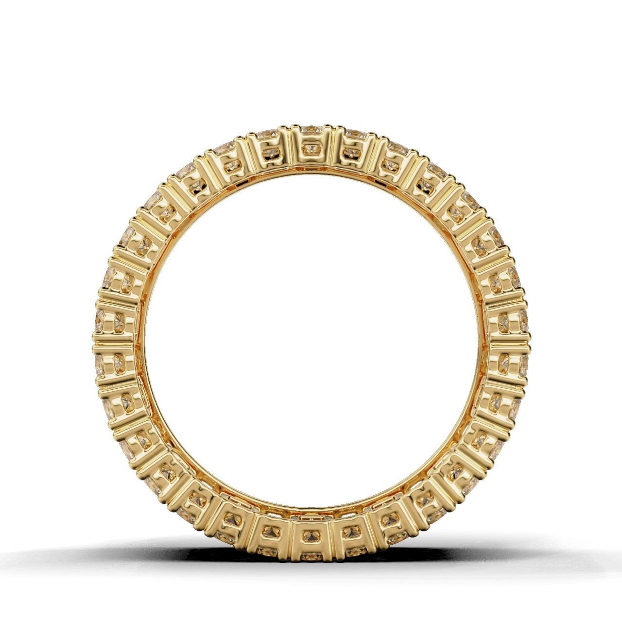 HFS-R0016 (17) Silver band with baguette design, crafted from recycled Silver 925