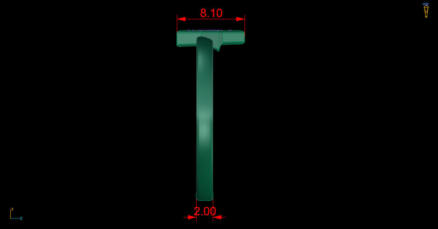 A sterling silver ring with a sparkling star design on a polished band.