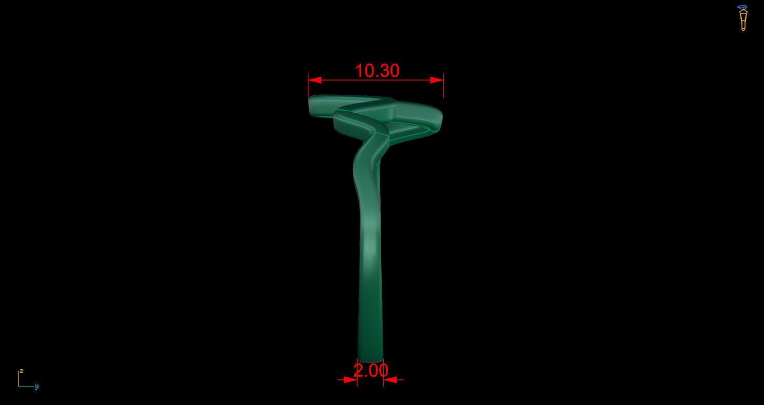 A sterling silver ring with a unique heartbeat pulse design.