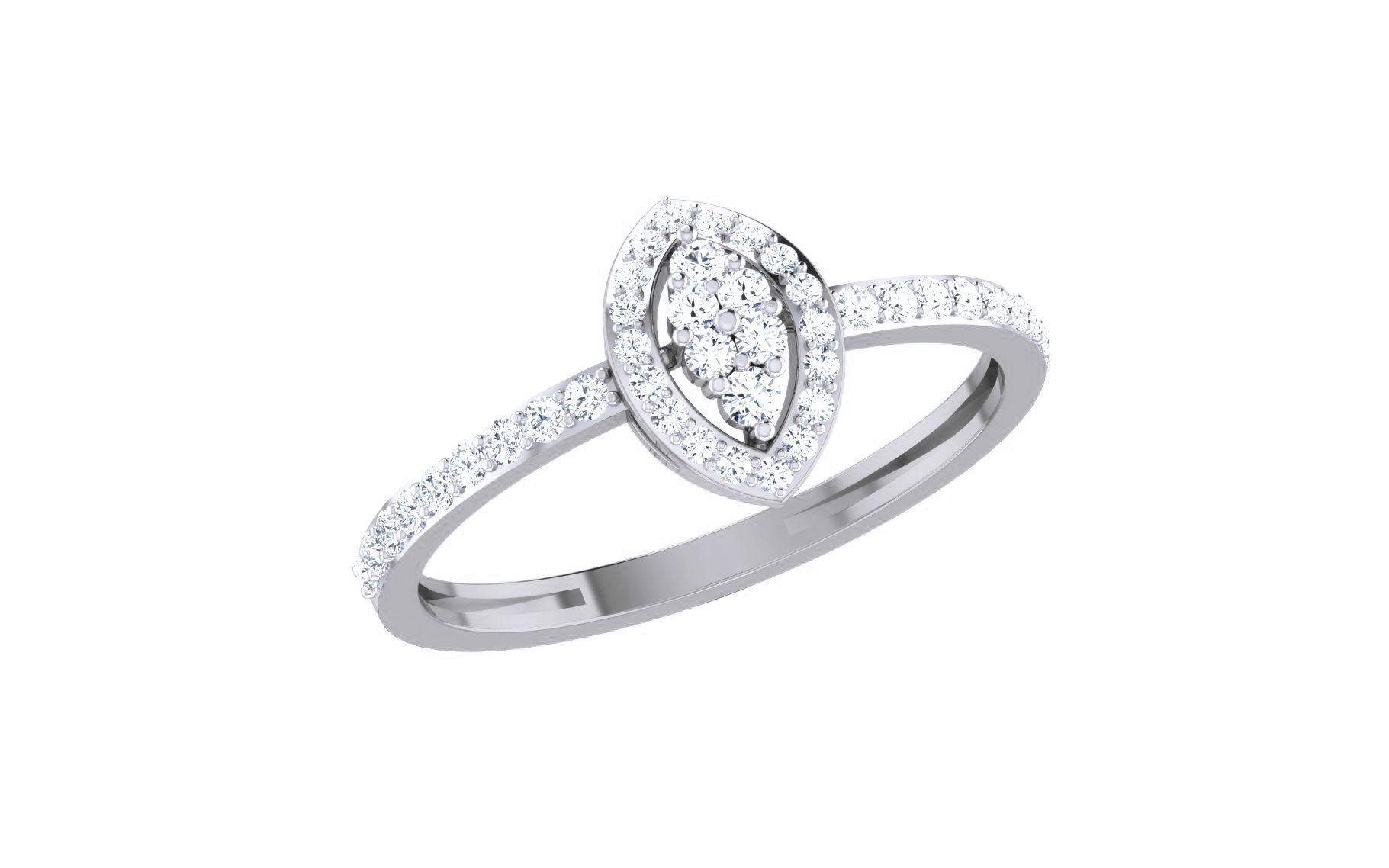 Elegant Teardrop Silver Ring – Stylish and versatile silver ring with teardrop design, perfect for adding sophistication to any outfit.