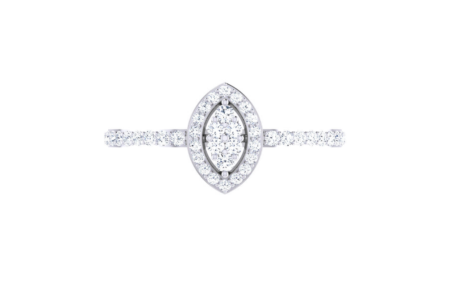 Elegant Teardrop Silver Ring – Stylish and versatile silver ring with teardrop design, perfect for adding sophistication to any outfit.