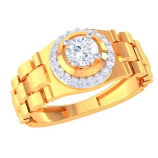 Classic Sparkle Halo Ring featuring a central stone surrounded by shimmering accents for a dazzling effect.