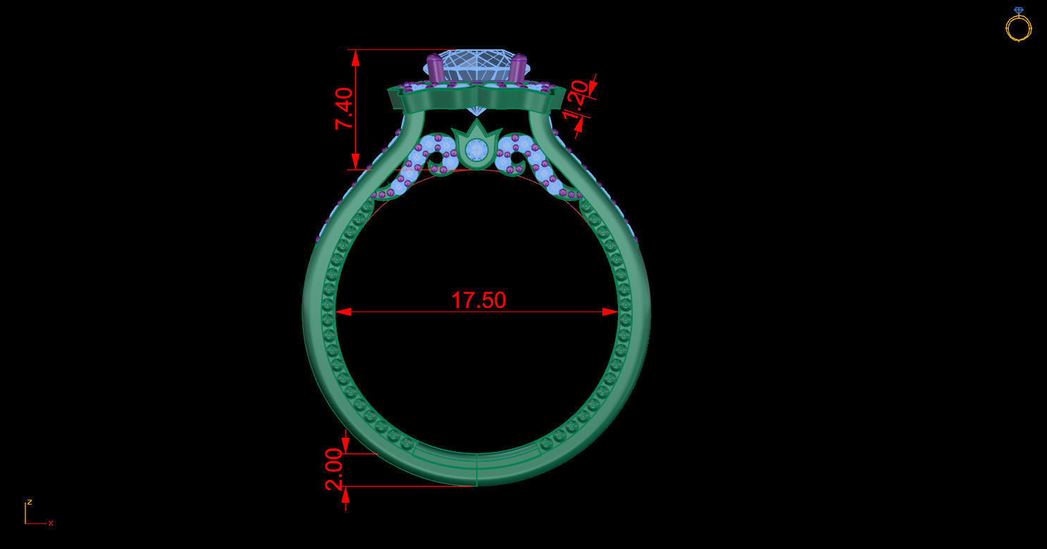 Silver Sparkle Solitaire Ring with a single sparkling gemstone.