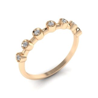 Elegant Beaded Gem Ring with beaded sparkling gemstones.