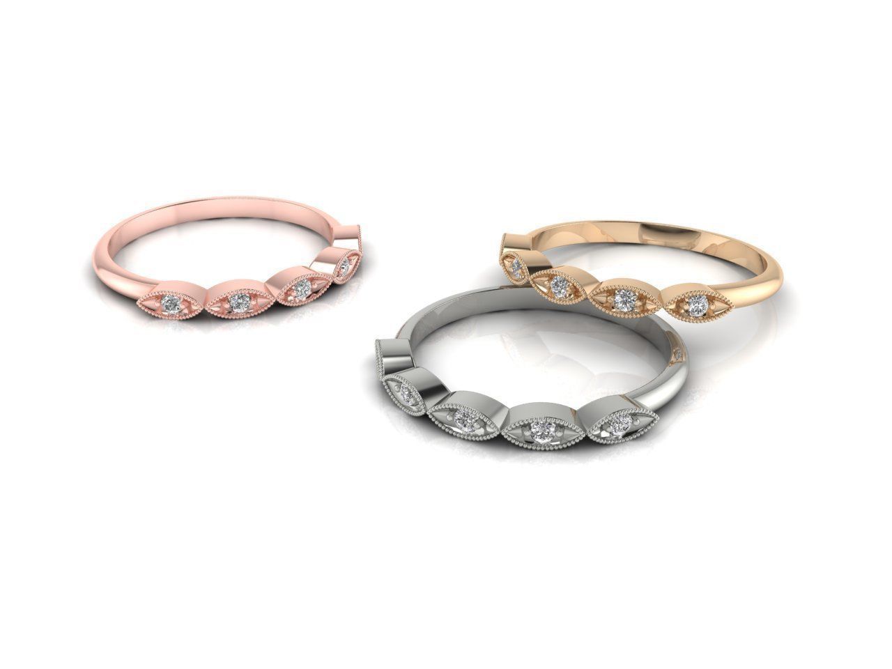 HFS-R023 (1) Elegant Teardrop Designed Ring featuring a sparkling teardrop gem in silver.