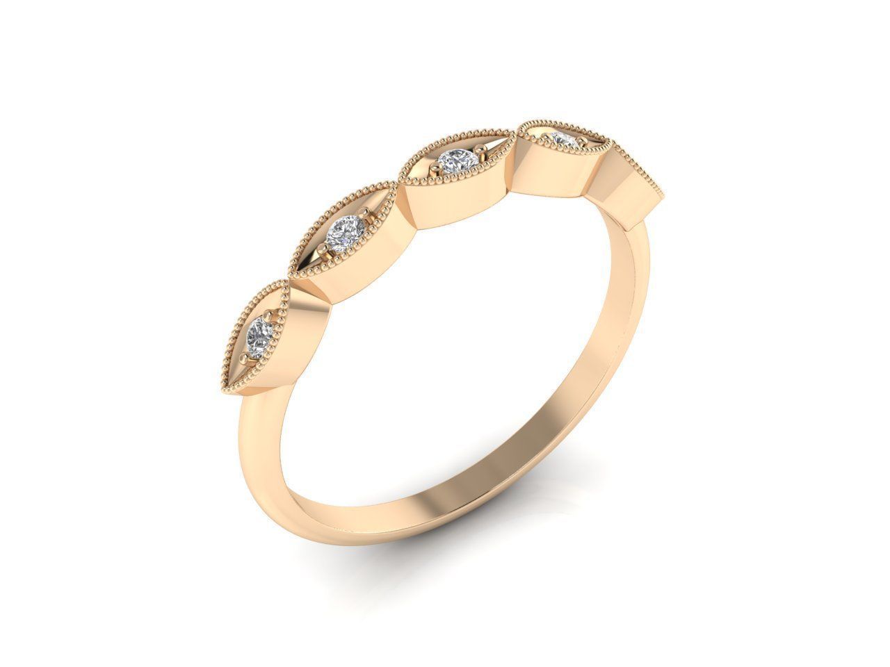 HFS-R023 (3) Elegant Teardrop Designed Ring featuring a sparkling teardrop gem in silver.