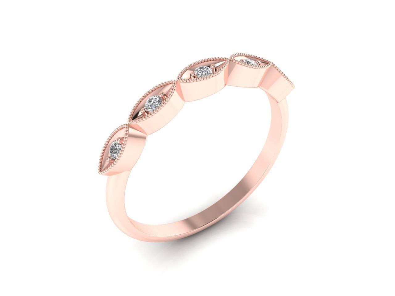 HFS-R023 (4) Elegant Teardrop Designed Ring featuring a sparkling teardrop gem in silver.