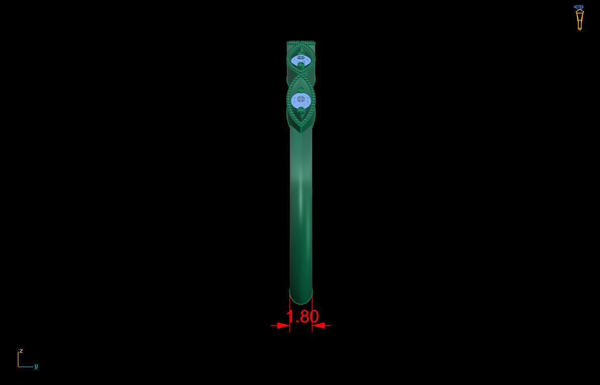 HFS-R023 (7) Elegant Teardrop Designed Ring featuring a sparkling teardrop gem in silver.