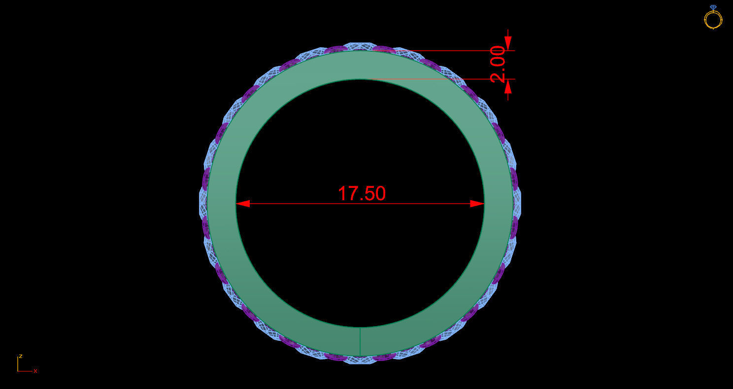 HFS-R024 (10) Radiant Silver Stacking Ring with sleek design and gleaming silver finish.