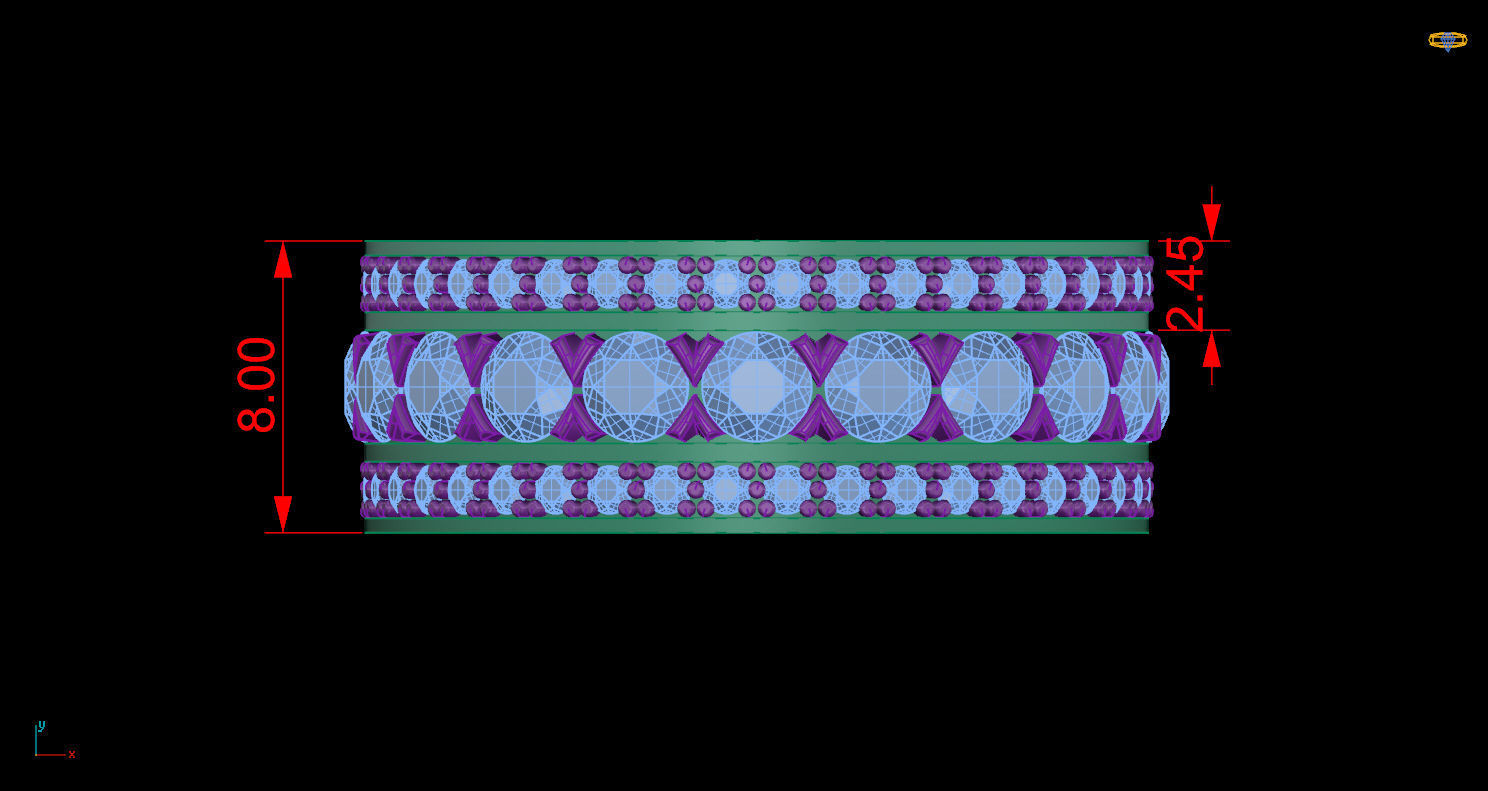 HFS-R024 (11) Radiant Silver Stacking Ring with sleek design and gleaming silver finish.