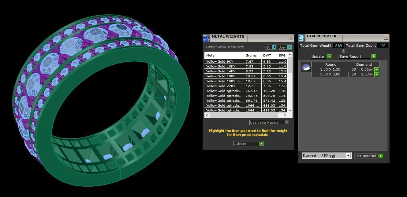 HFS-R024 (12) Radiant Silver Stacking Ring with sleek design and gleaming silver finish.